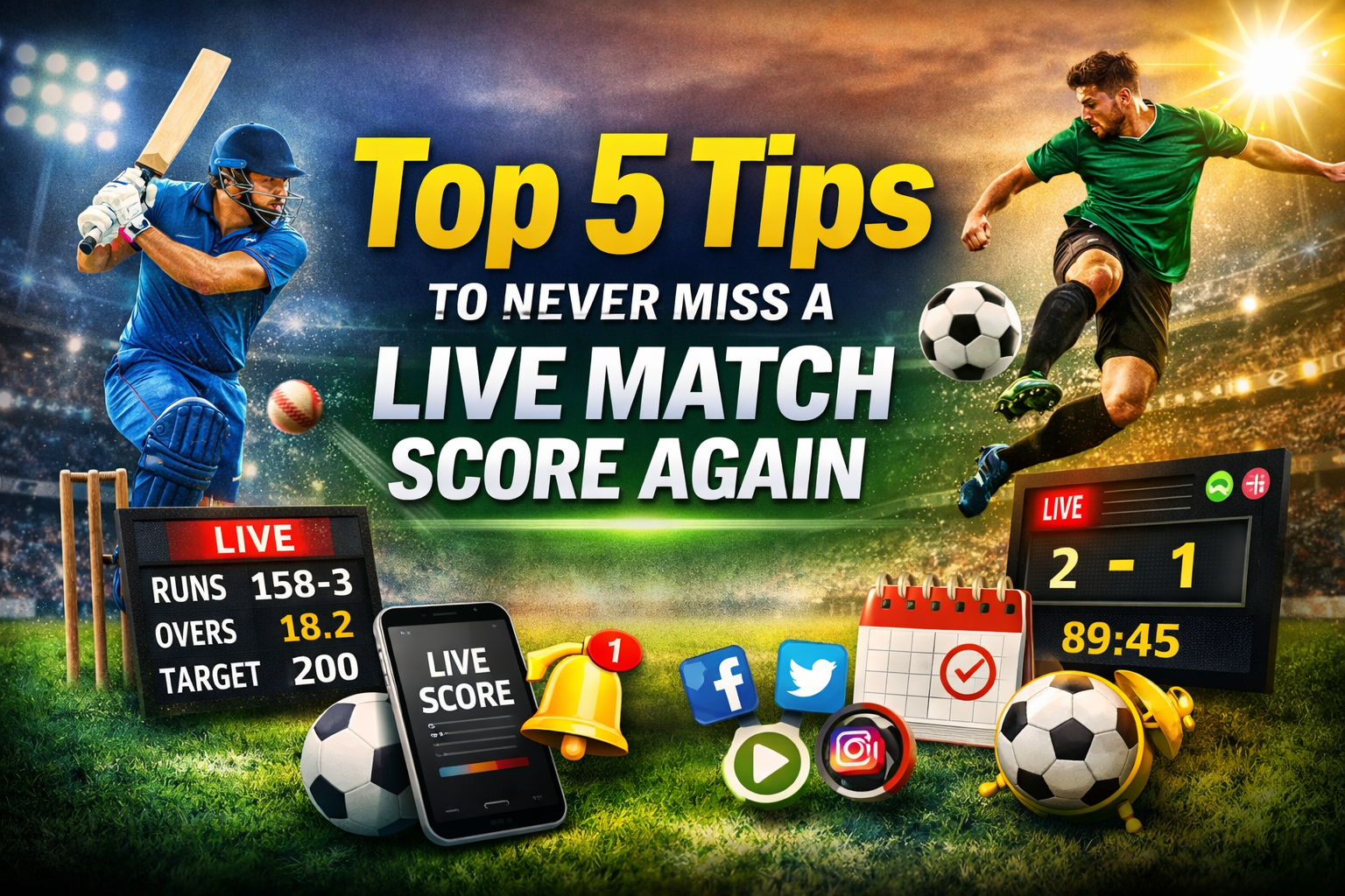 Never Miss a Live Match